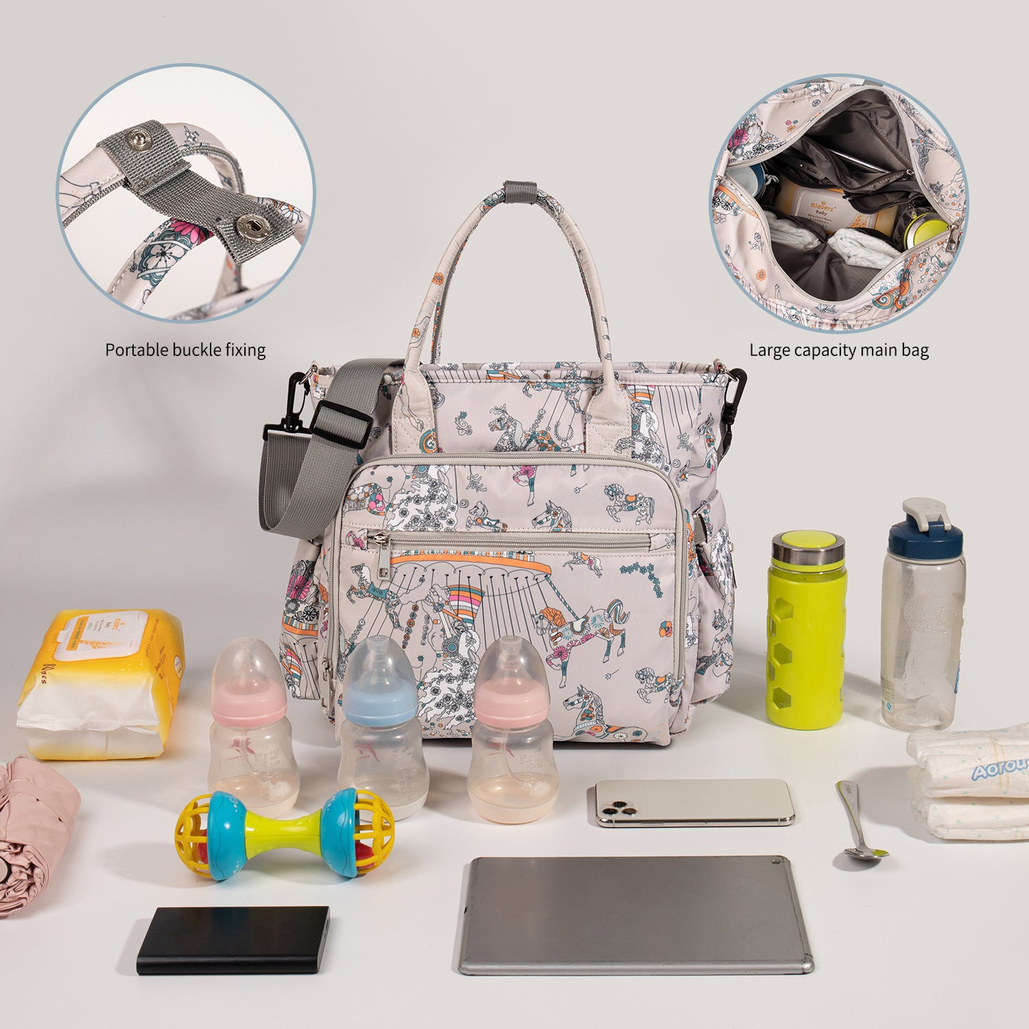 Wholesale Oxford Cloth Cow Pattern Portable Lightweight Mummy Bag