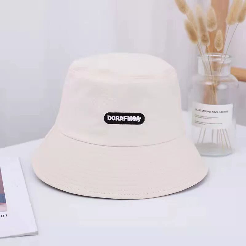 Wholesale Cotton Embroidered Letters Bucket Hat