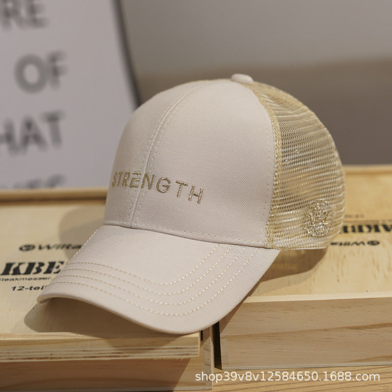 Wholesale Cotton Candy Color Sunscreen Mesh Baseball Cap