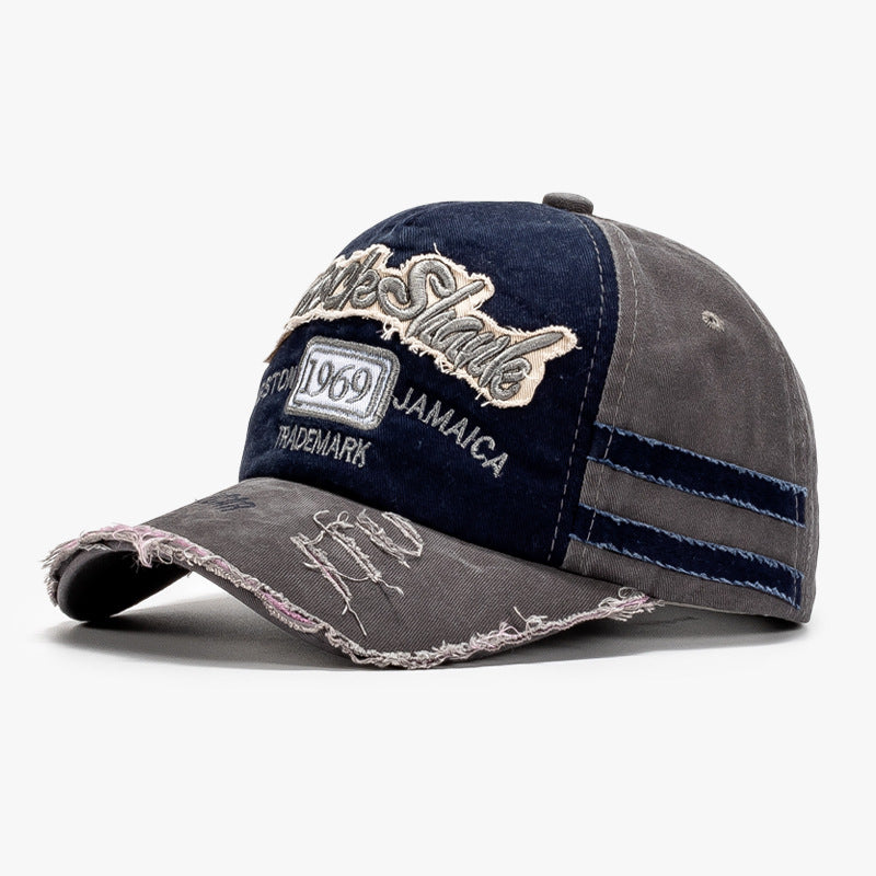 Wholesale Three-dimensional Embroidery Cotton Peaked Cap