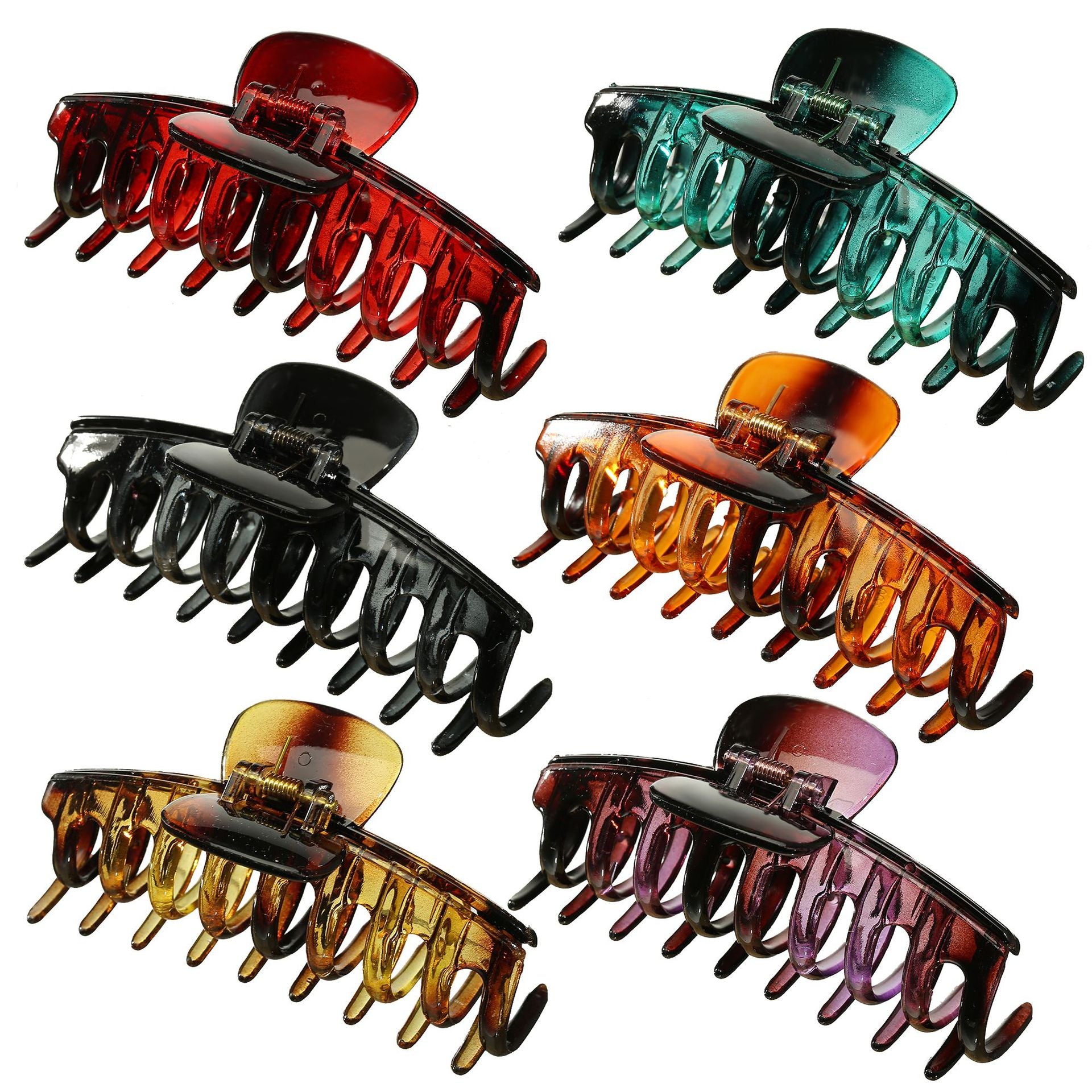 Wholesale 11CM Large Acrylic Frosted Hair Clips