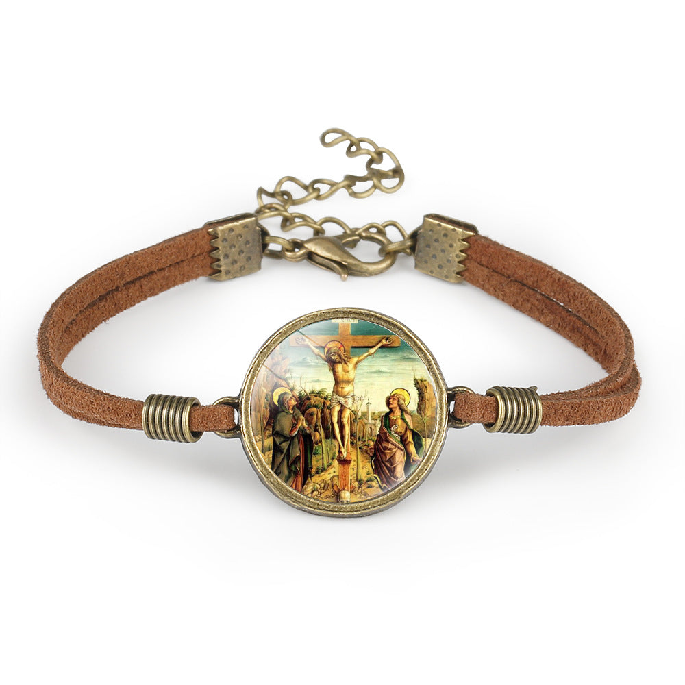 Pulsera De Cuero De Pinturas De Fama Mundial al por mayor