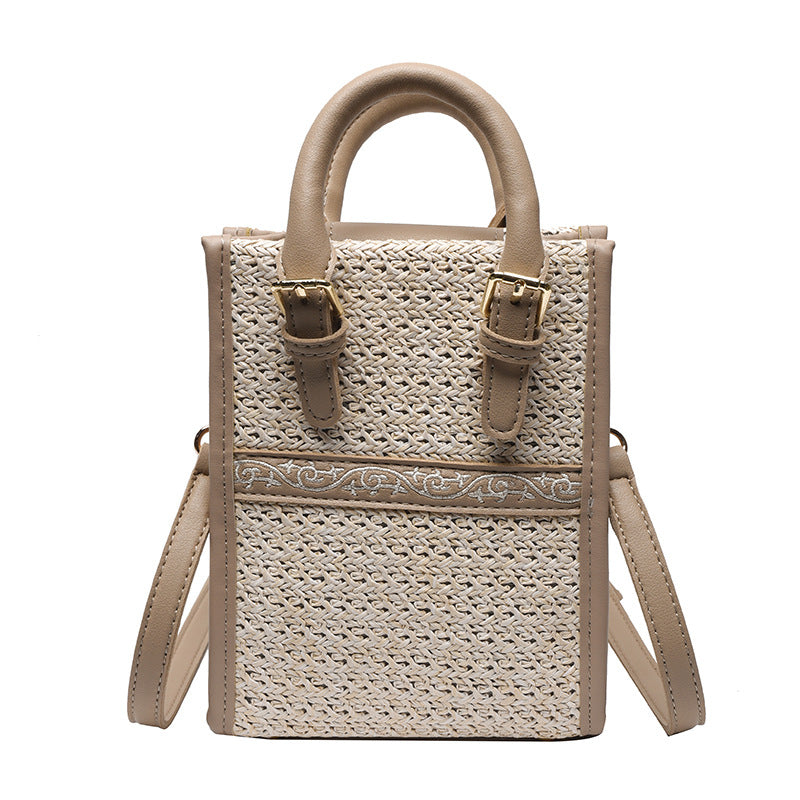 Bolso De Hombro Estilo Étnico De Paja al por mayor