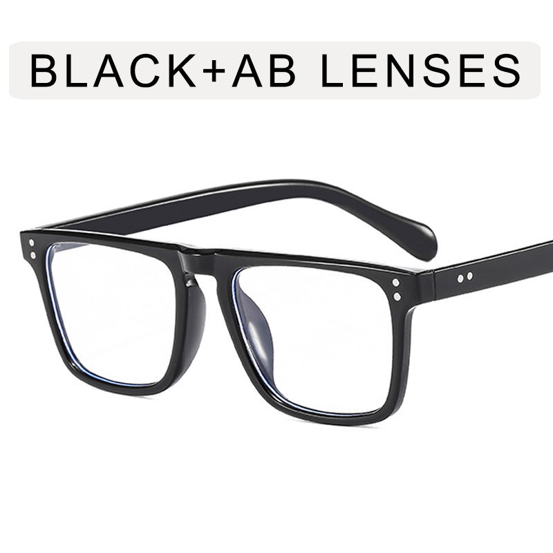 Venta al por mayor pequeño marco cuadrado retro arroz clavo PC hombres gafas de sol