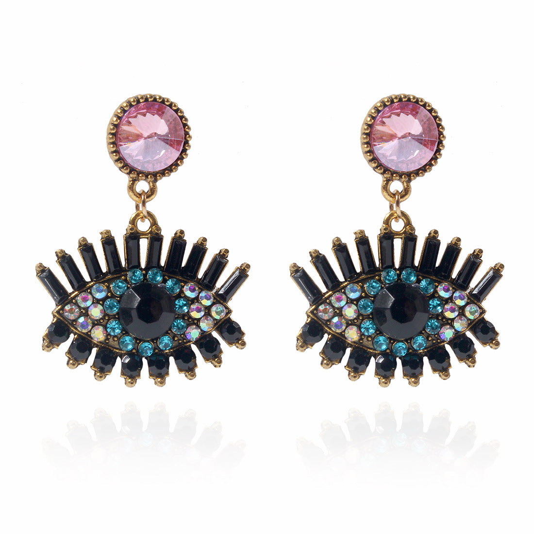 Pendientes De Aleación De Ojo De Diablo al por mayor