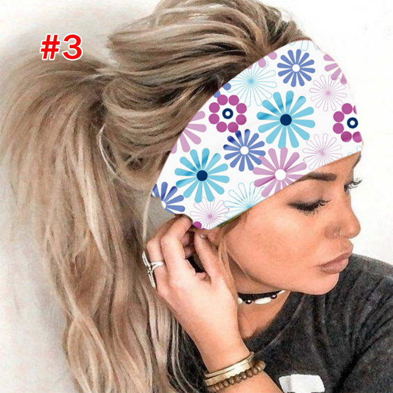 Wholesale Chrysanthemum Scarfs Cloth Headband