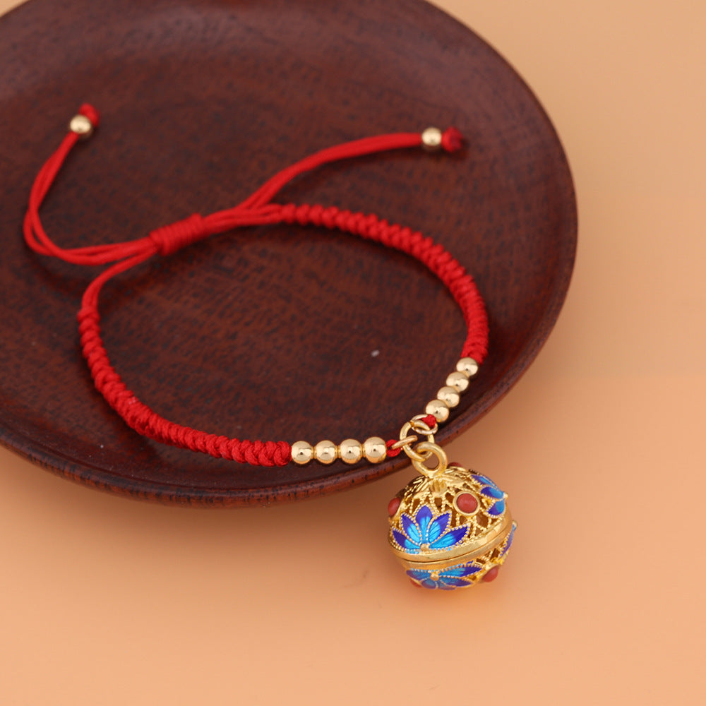 Wholesale Antique Enamel Diffuser Copper Bracelet