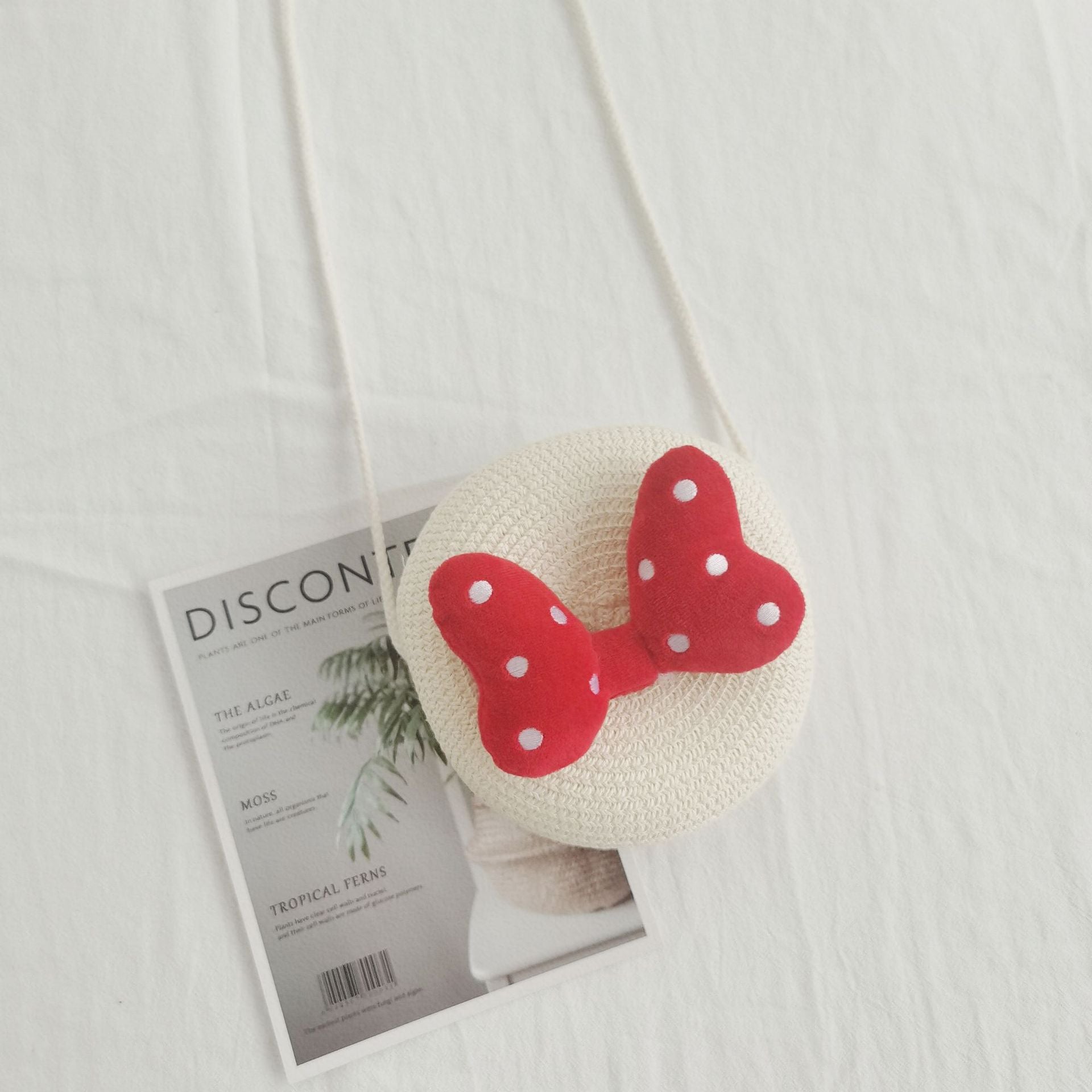 Wholesale Cute Round Fashion Grass Woven Kids Bag