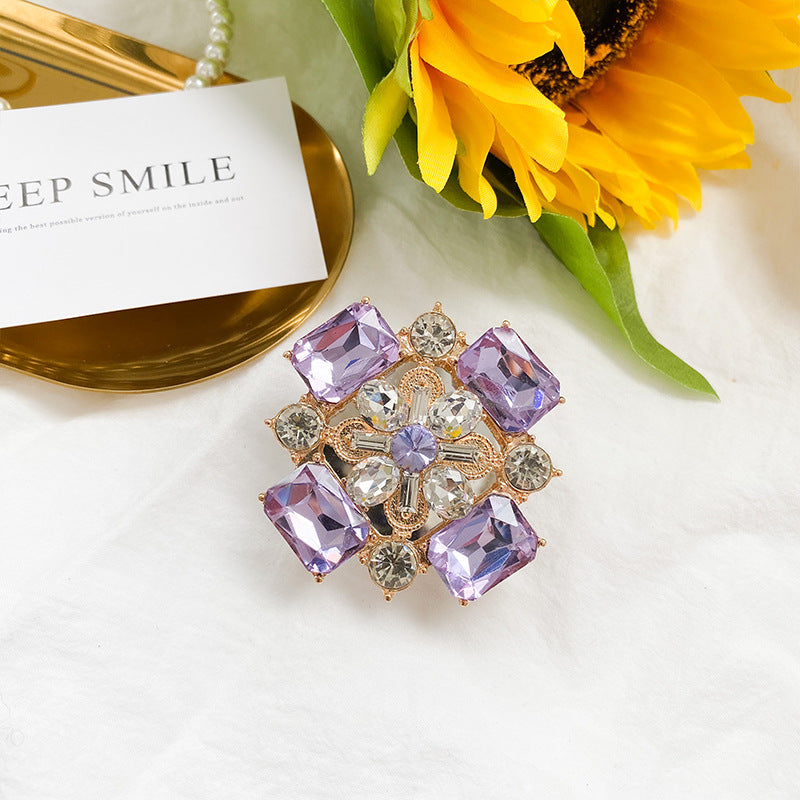 Venta al por mayor Soporte para teléfono móvil con bolsa de aire de diamantes de imitación