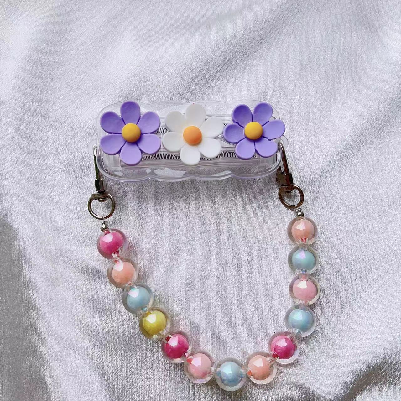 Wholesale Plastic Scallop Flower Back Clip Phone Holder