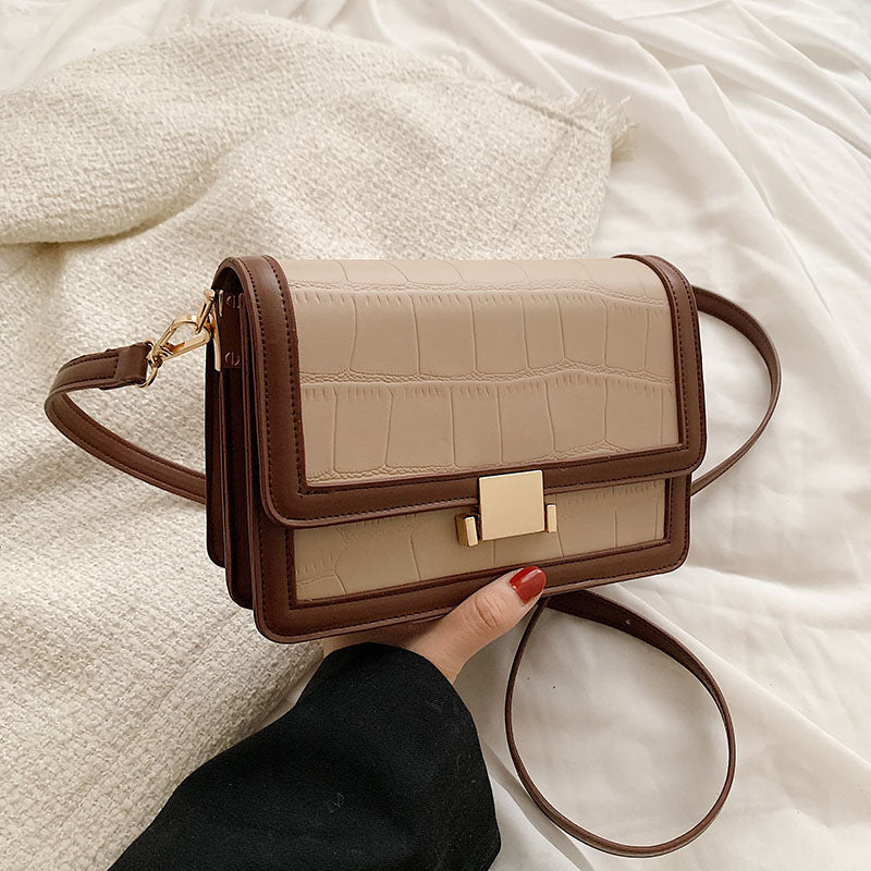 Bolso de hombro al por mayor PU Stone Patrón