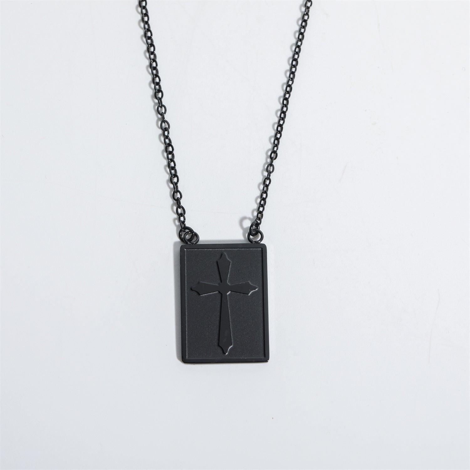 Wholesale Square Pendant Stainless Steel Necklace