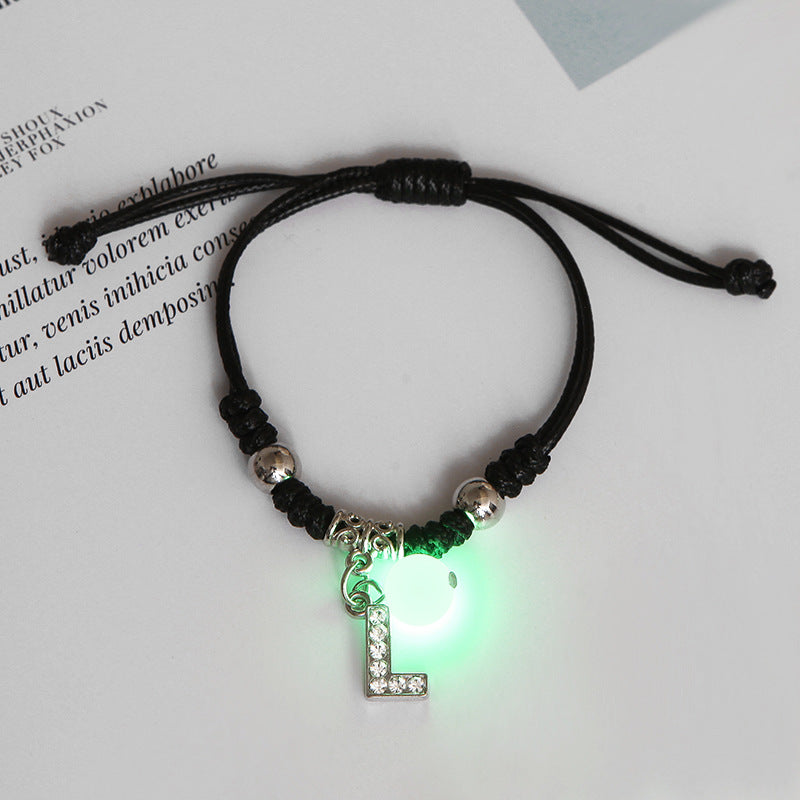 Pulsera Luminosa De Alfabeto Inglés De Aleación al por mayor