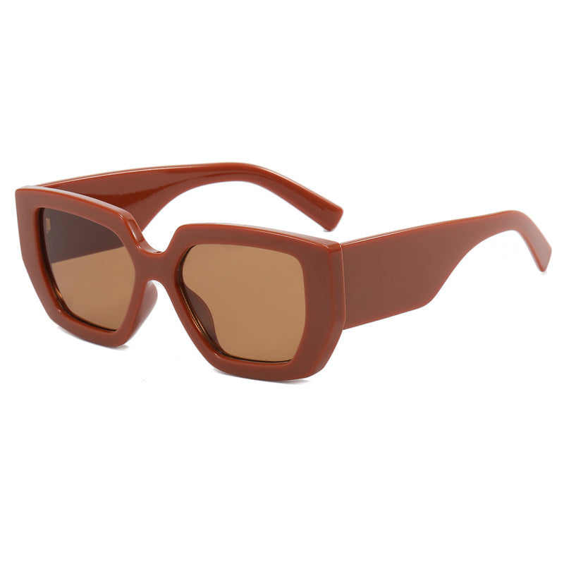 Wholesale PC Irregular Big Frame Sunscreen Sunglasses