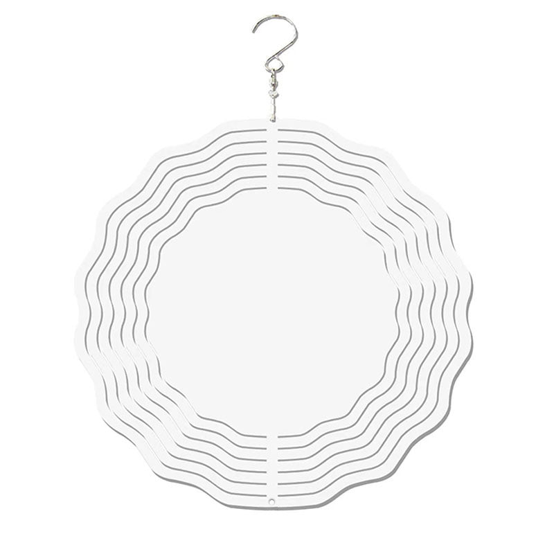 Wholesale DIY Double Sided White Aluminum Wind Chimes