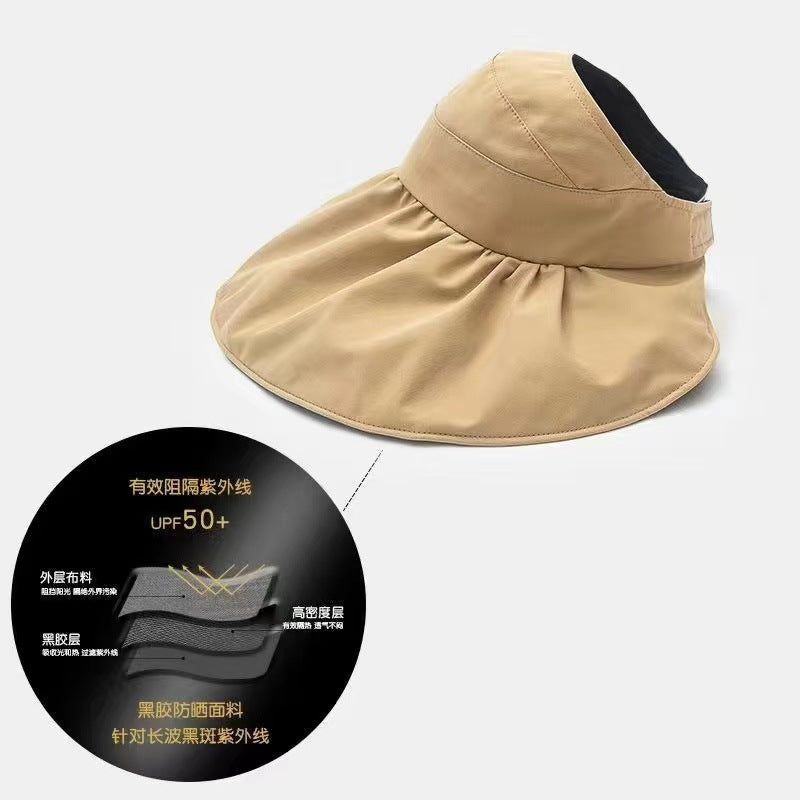 Sombrero de goma negra de poliéster al por mayor