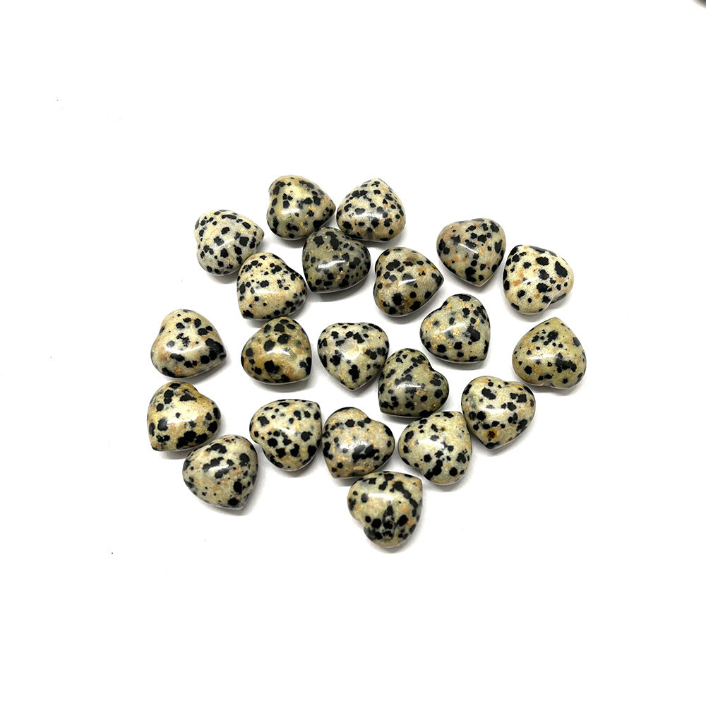 Wholesale 50PCS 15*15*9mm Small Heart Natural Stone Beads