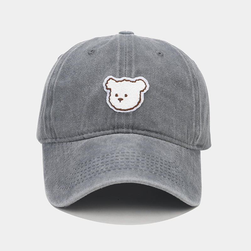Wholesale Cotton Cute Bear Baseball Cap