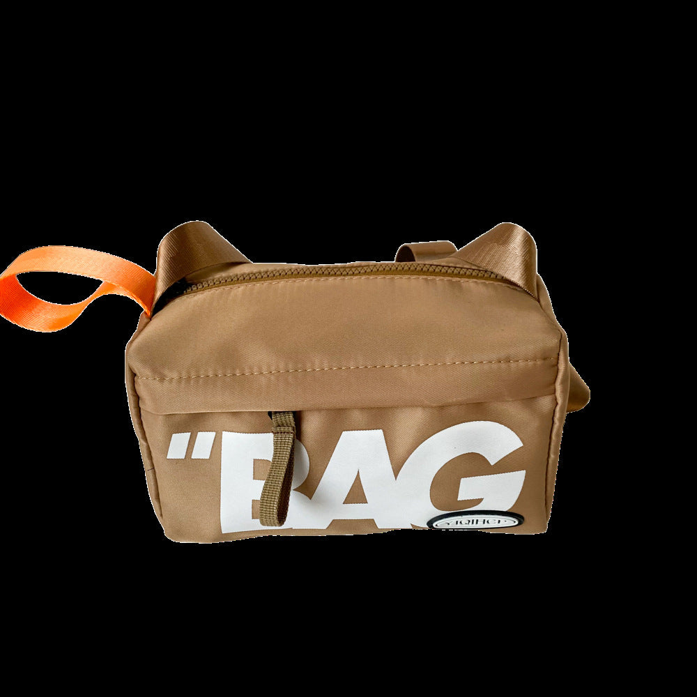 Wholesale Oxford Fabric Fluorescent Color Cylinder Messenger Bag