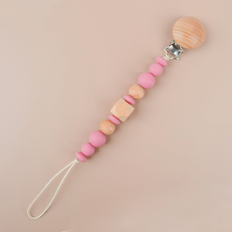 Wholesale Baby Pacifier Anti-drop Chain Silicone Baby Supplies