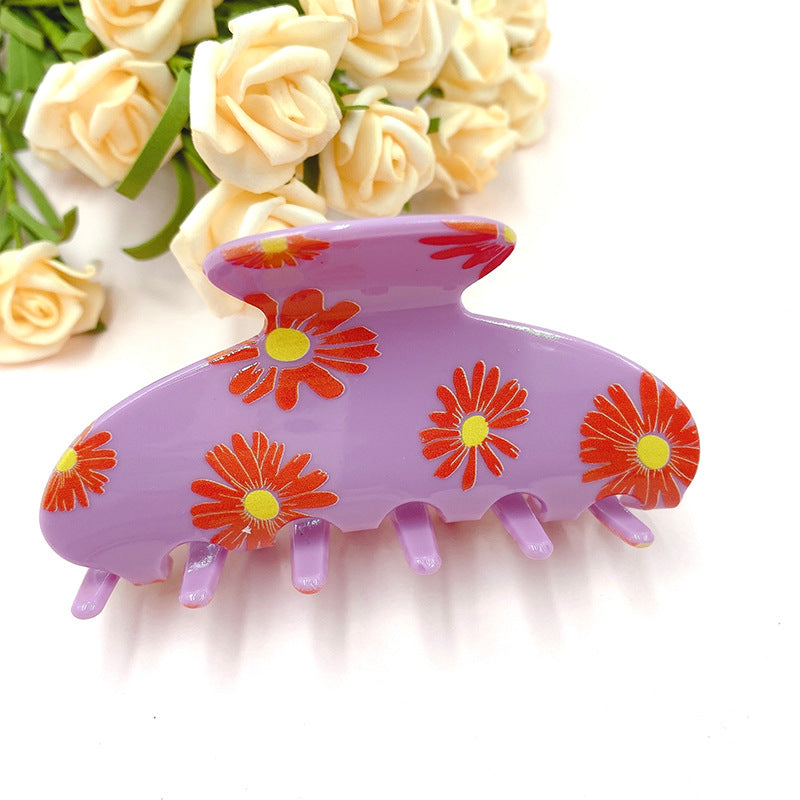 Wholesale Daisy Acrylic Hair Clips