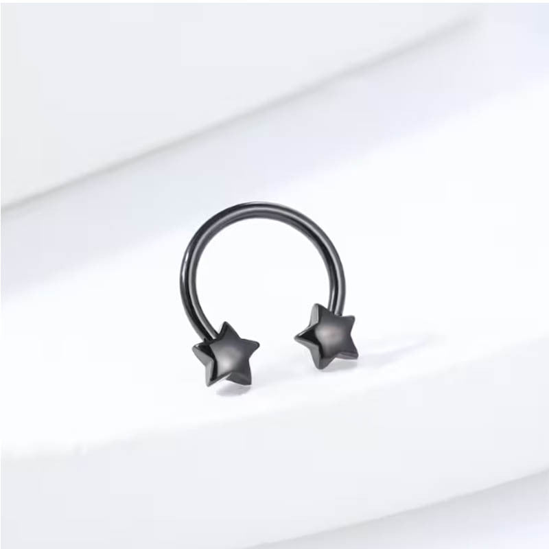 Wholesale Stainless Steel Star Cool Earrings