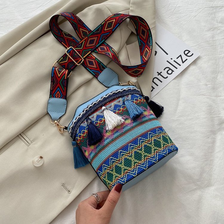 Bolso De Hombro Estilo Étnico De Lona al por mayor