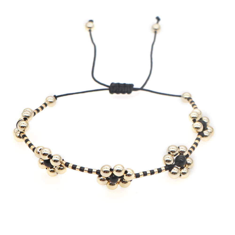 Wholesale Bohemian Ethnic Eyes Glass Bracelet