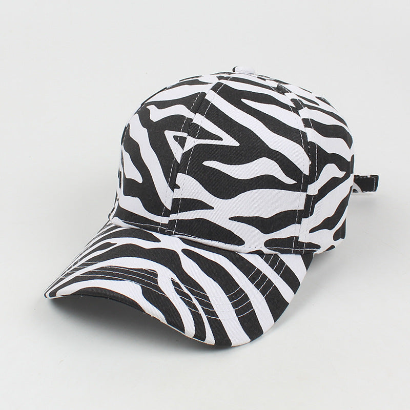 Wholesale Cotton Zebra Print Baseball Cap