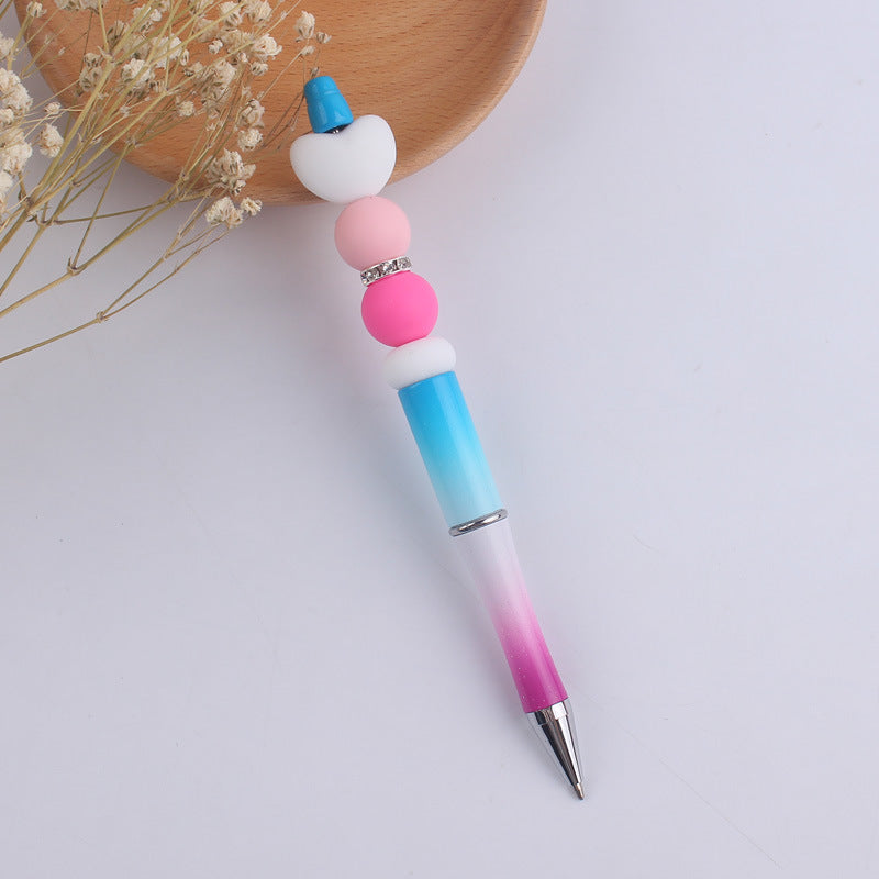 Wholesale Cartoon Love Silicone Handmade Bead Pen