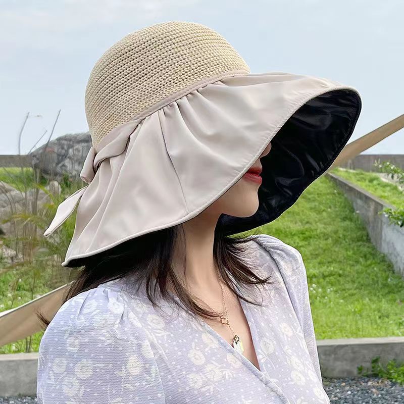 Wholesale Vinyl UV Protection Sunshade Big Brim Fisherman Hat