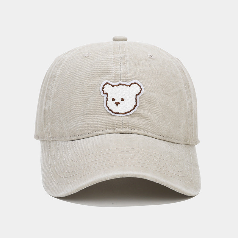 Wholesale Cotton Cute Bear Baseball Cap