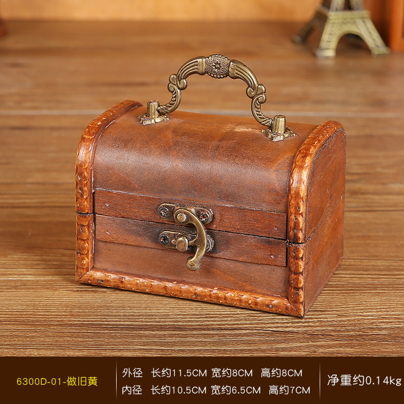 Venta al por mayor Caja de almacenamiento de madera con cerradura