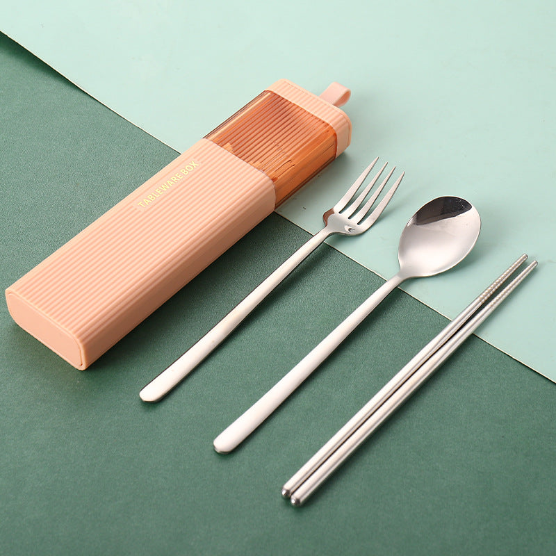 Wholesale Stainless Steel Spoon Fork Chopsticks Set