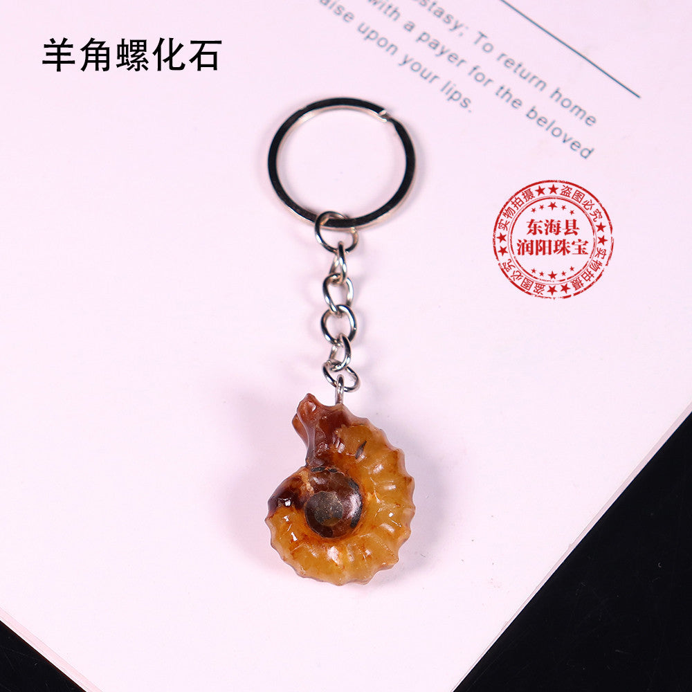 Wholesale Handmade Amethyst Flower Crystal Keychain