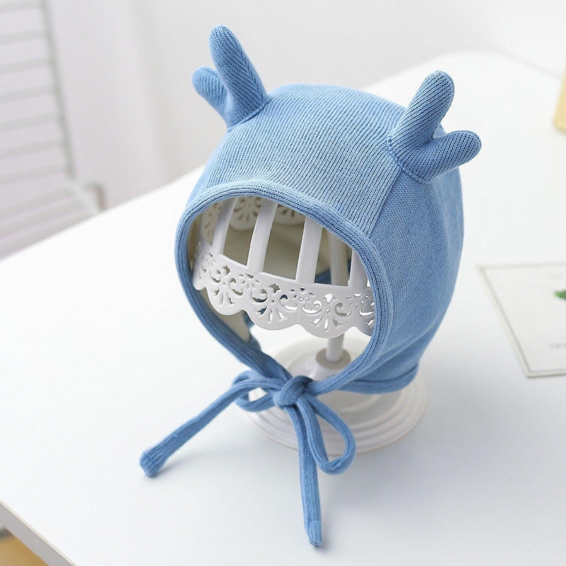 Wholesale Cotton Baby Ear Protector Autumn Winter Boneless Hat