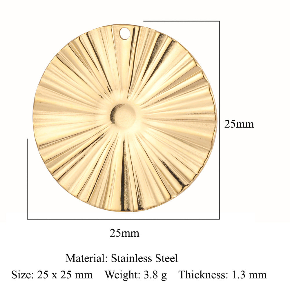 Wholesale Round Vintage Titanium Steel Necklaces