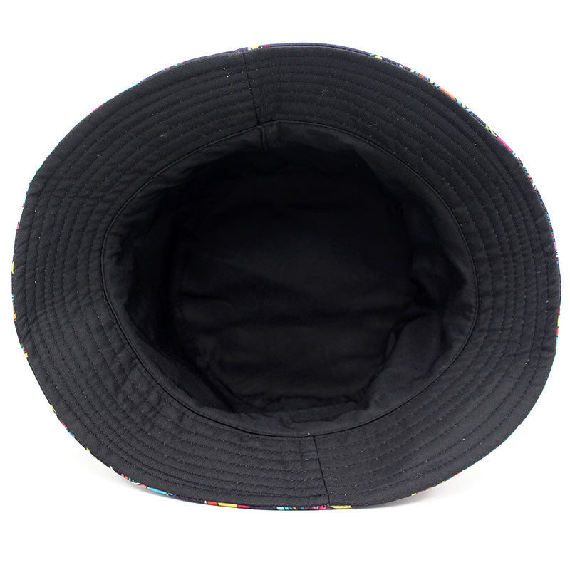 Wholesale Cotton Polyester Cute Colorful Mushroom Printing Fisherman Hat