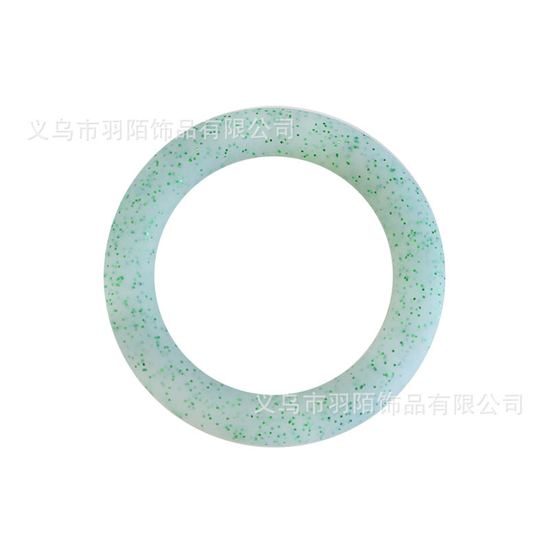 Wholesale 20PCS Glitter Silicone Ring