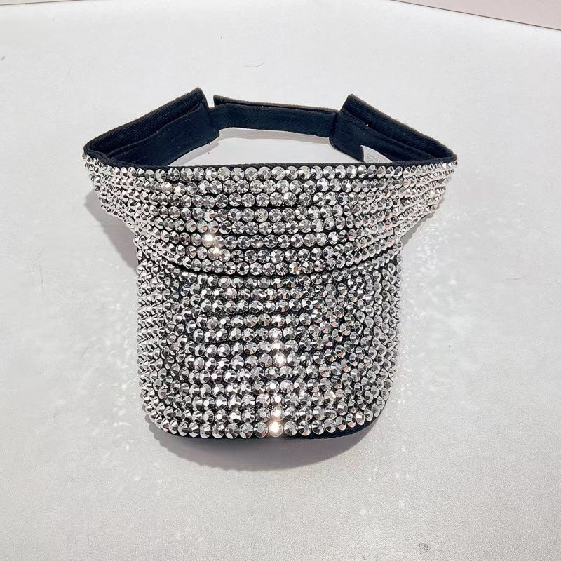 Sombrero vacío de diamantes de lona al por mayor