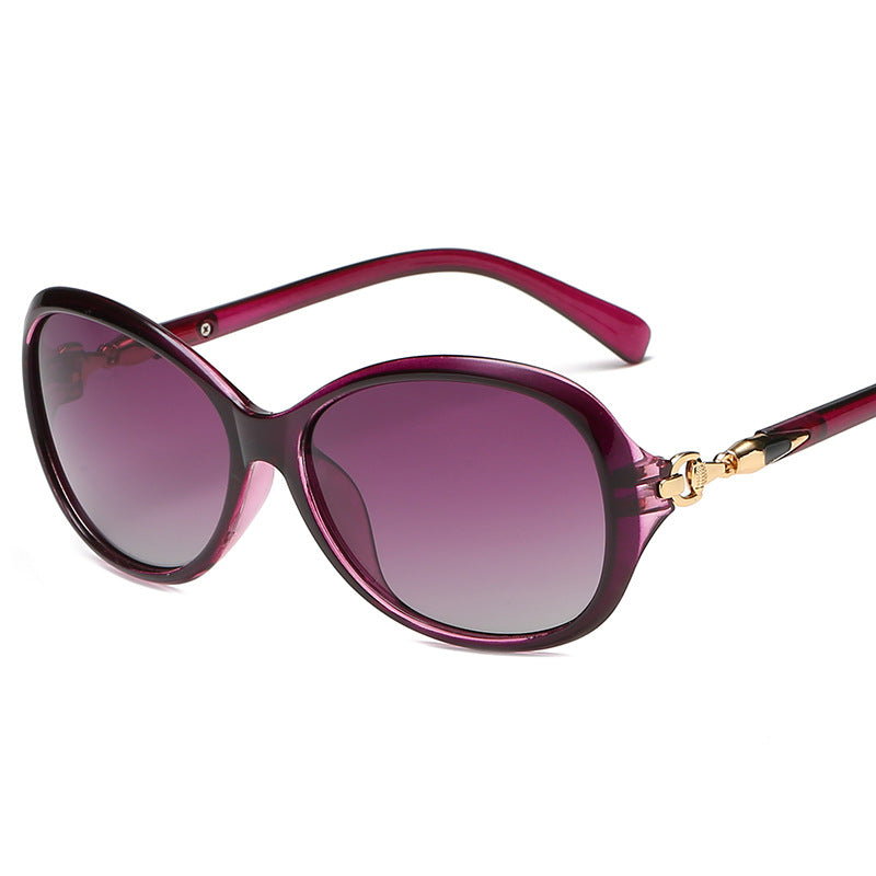 Wholesale Metal Hollow Toad Frame Polarized PC Sunglasses