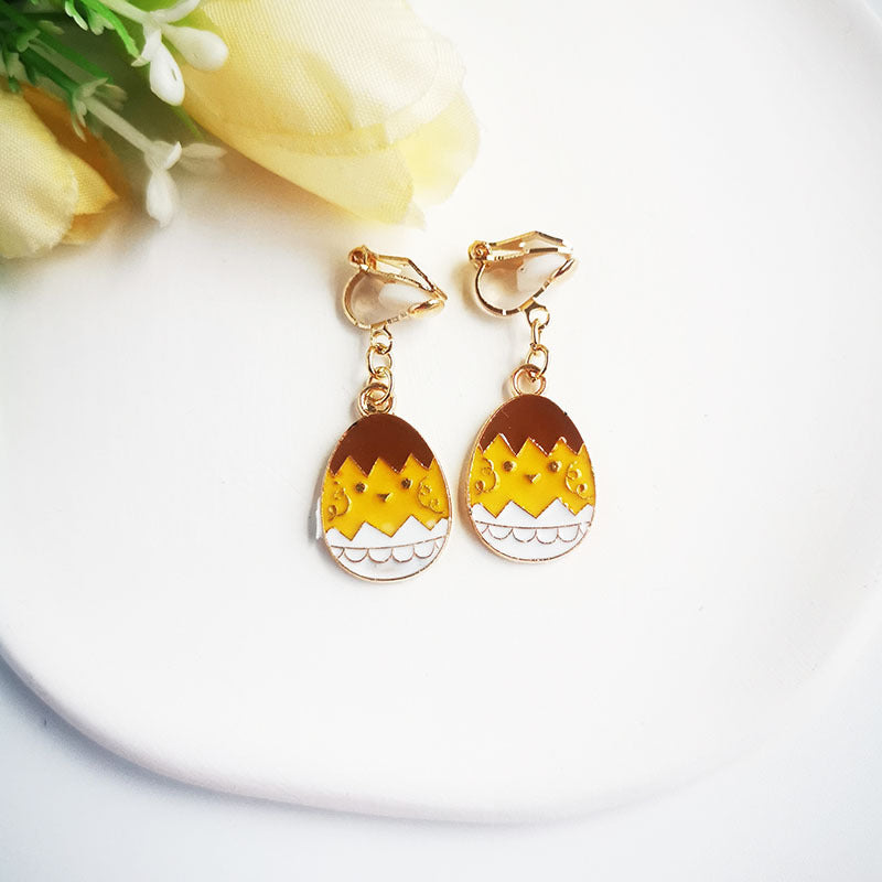 Wholesale Easter Eggs Kids Alloy Earrings