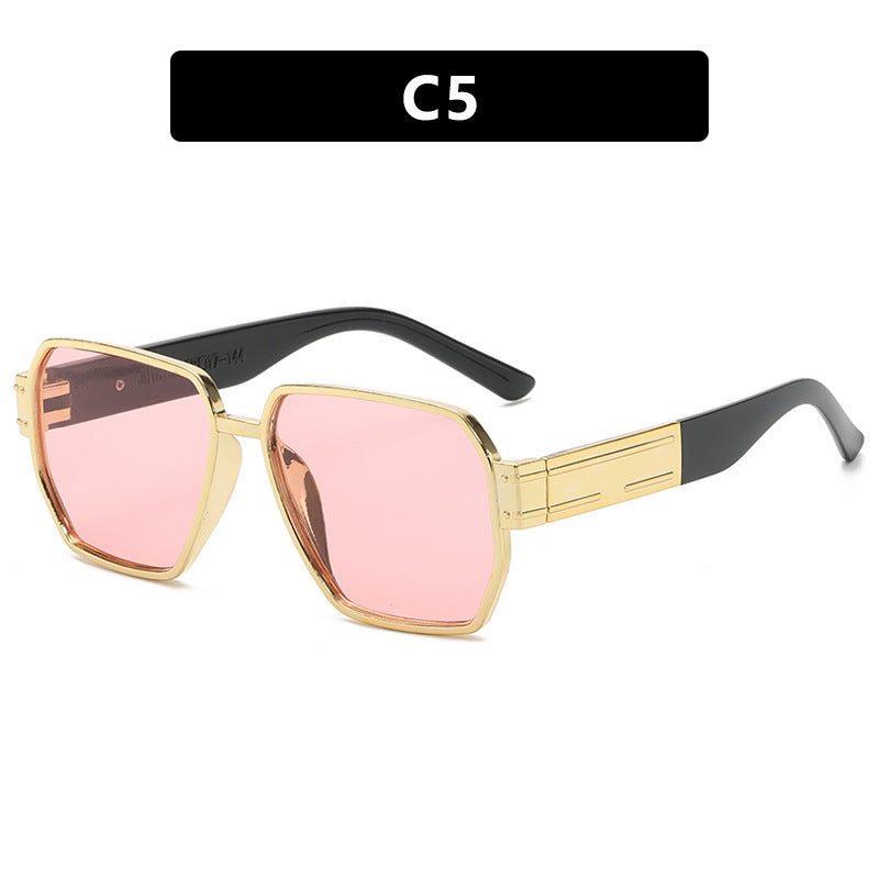 Venta al por mayor Gafas de sol de aviador de marco grande AC