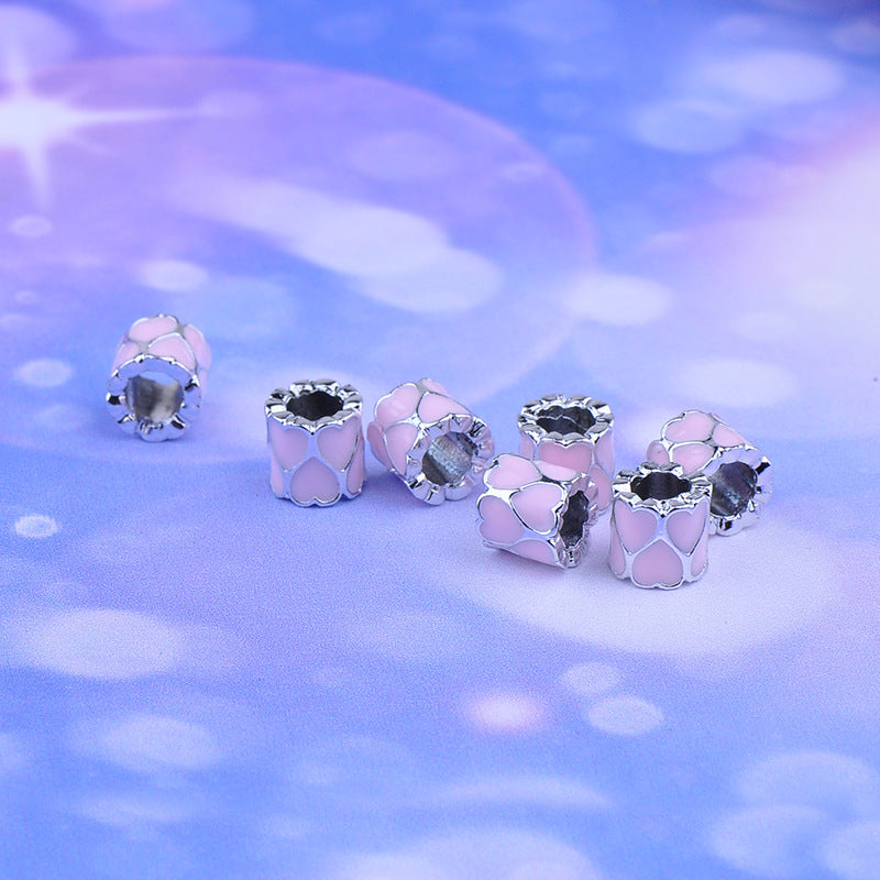 Venta al por mayor, 10 Uds., pulsera con cabeza de gato, cuentas de aleación