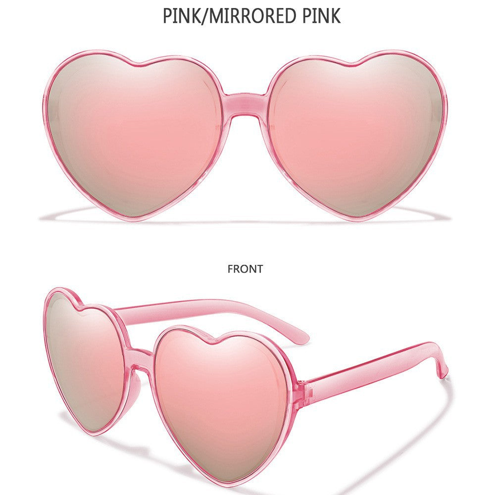 Wholesale Love Dazzling Color Coated Sunglasses 12PCS