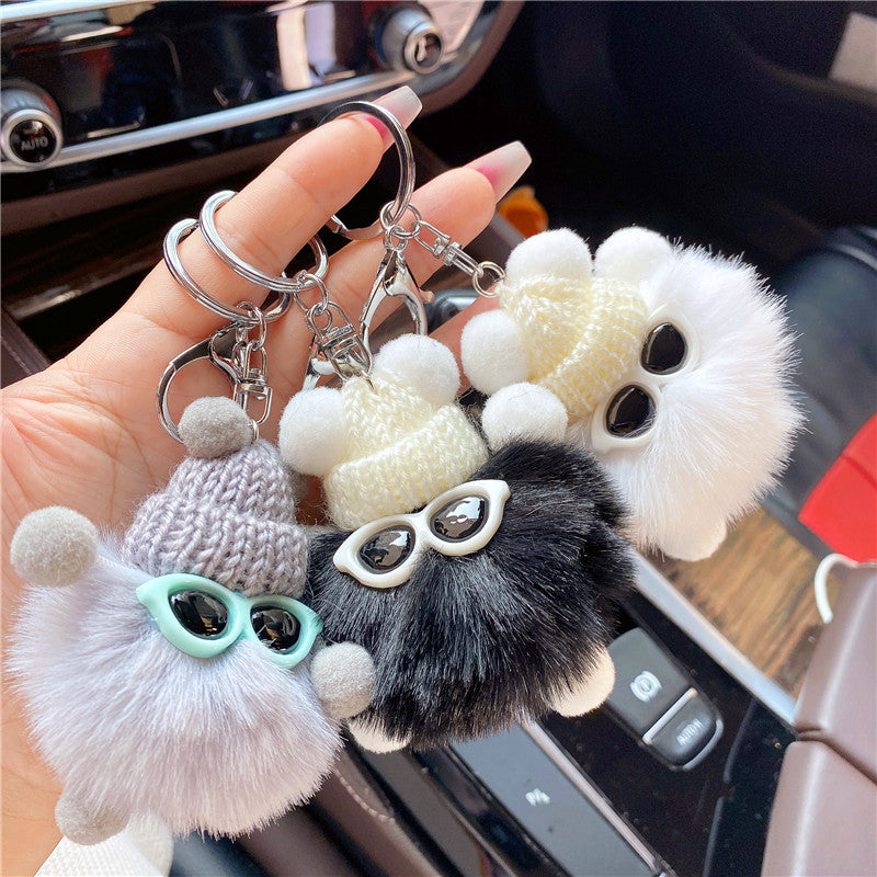 Wholesale Fur Ball Doll Keychain