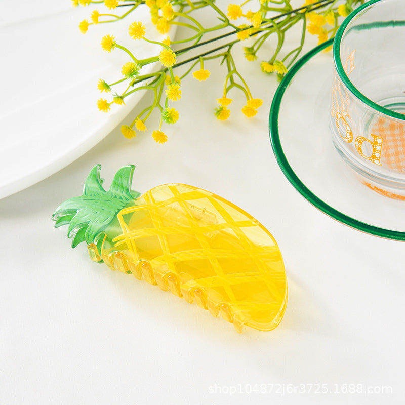 Wholesale Colorful Fruit Acrylic Hair Clips