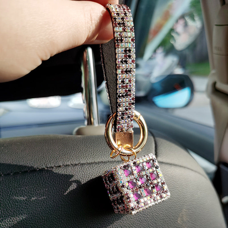 Wholesale Rubik's Cube Diamond Keychain