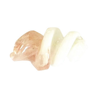 100 piezas al por mayor de 1.6cm cuentas de vidrio de rizado de dos colores de dos colores