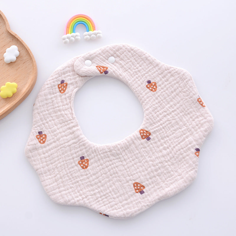 Venta al por mayor Toalla de saliva para bebés Suministros para bebés de algodón